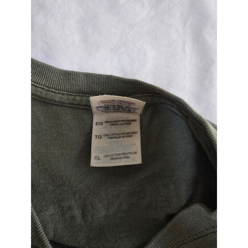 Vintage US Marine Corps Shirt Olive XL Pain is Temporary Pride is Forever /0498 - Picture 6 of 6